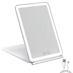 Foldable Travel LED Makeup Mirror