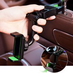 Rotating Rearview Mirror Phone Holder