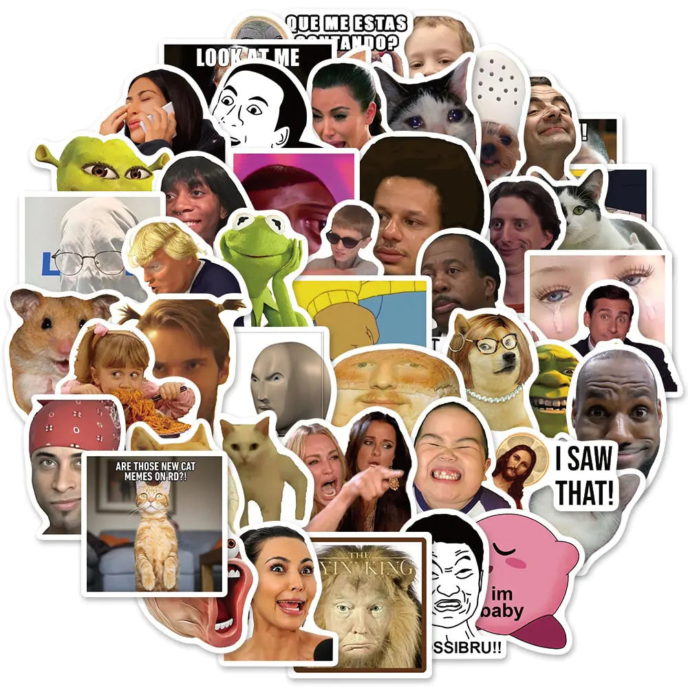 Stickers Humor Roto Funny Meme Vinyl Stickers – Shop Winston