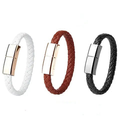 Sleek On-The-Go Hidden Power Bank Charger Bracelet