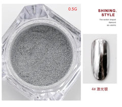 Chrome Nail Pigment Powders