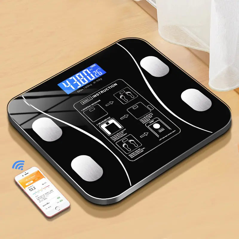 Bluetooth Digital Body Fat/Weight Scale