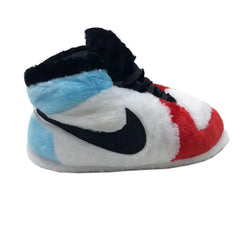 Blue/Red AJ 1 Novelty Sneaker Slippers