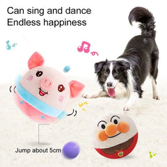 Auto Bounce & Squeak Interactive Dog Toy