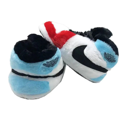 Blue/Red AJ 1 Novelty Sneaker Slippers