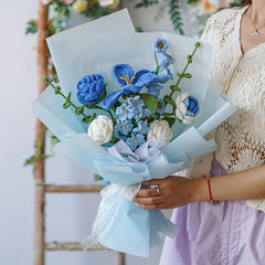 Hand-Woven Flower Bouquet