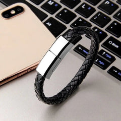 Sleek On-The-Go Hidden Power Bank Charger Bracelet