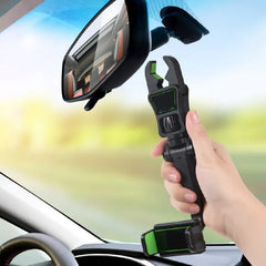 Rotating Rearview Mirror Phone Holder