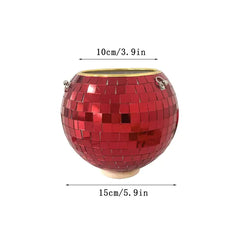 Disco Ball Flower Pot For Indoor Plants