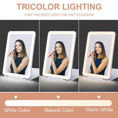 Foldable Travel LED Makeup Mirror