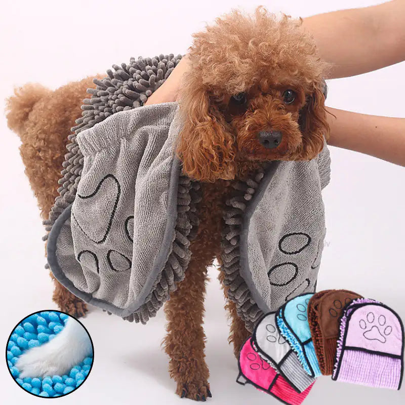 Quick Dry Hand Pocketed Pet Towels