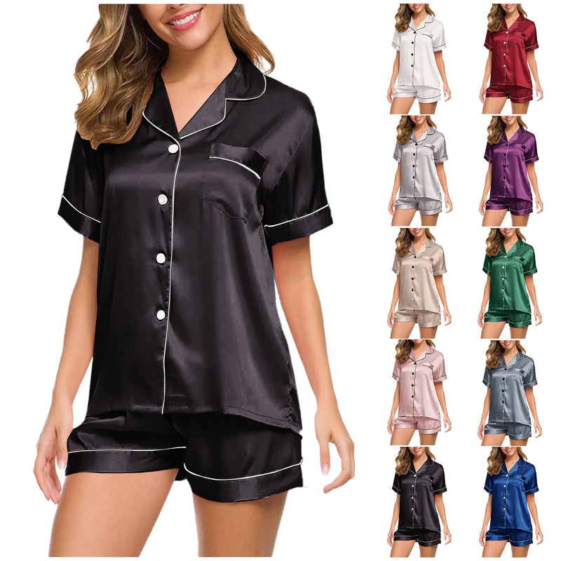 Luxurious Satin Pajama Sets