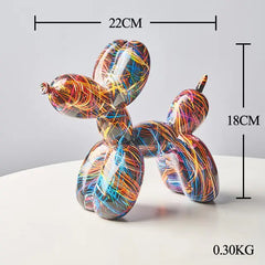 Balloon Dog Decorative Statue