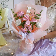 Hand-Woven Flower Bouquet