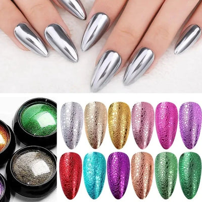 Chrome Nail Pigment Powders