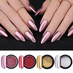 Chrome Nail Pigment Powders