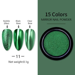 Chrome Nail Pigment Powders