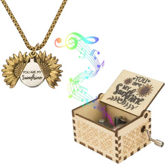 You Are My Sunshine Necklace & Music Box