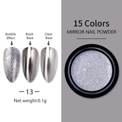 Chrome Nail Pigment Powders