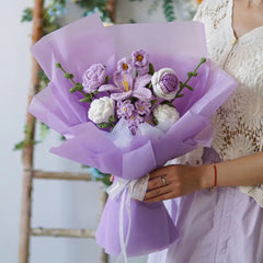 Hand-Woven Flower Bouquet