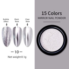 Chrome Nail Pigment Powders