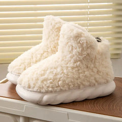 Toasty Toes: Fluffy Women's Boot Slippers