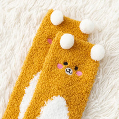 Cute & Cozy Animal Fuzzy Socks