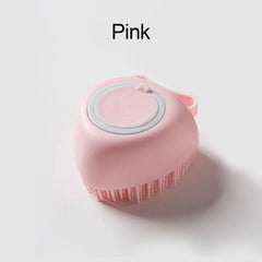 Soft Silicone 2-in-1 Soap Dispenser Pet Brush