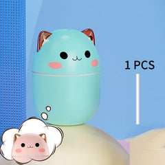 Purr-fect Mist: Cozy Cat Humidifier & Night Light