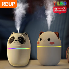 Purr-fect Mist: Cozy Cat Humidifier & Night Light