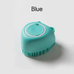 Soft Silicone 2-in-1 Soap Dispenser Pet Brush