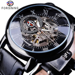 Men's Luxury Timeless Leather Band Watch