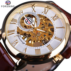 Men's Luxury Timeless Leather Band Watch