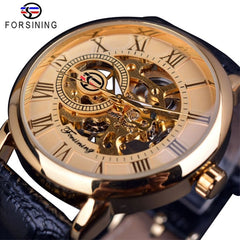 Men's Luxury Timeless Leather Band Watch