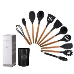 Non Stick Silicone Spatula And Spoon Kitchen Utensils