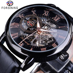 Men's Luxury Timeless Leather Band Watch