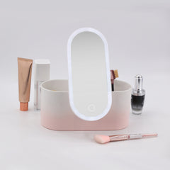 LED Portable Makeup Organizer Box