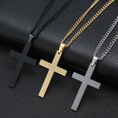 Men's Chain Cross Necklace