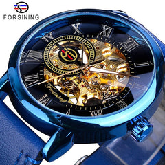 Men's Luxury Timeless Leather Band Watch