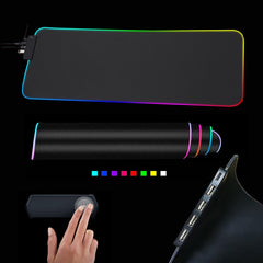 RGB Colorful Mouse Pad with Cable