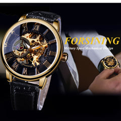 Men's Luxury Timeless Leather Band Watch