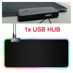 RGB Colorful Mouse Pad with Cable