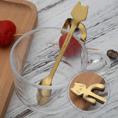 Stainless Steel Cat Spoons