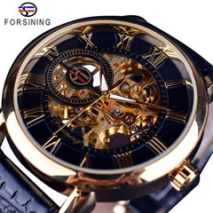 Men's Luxury Timeless Leather Band Watch